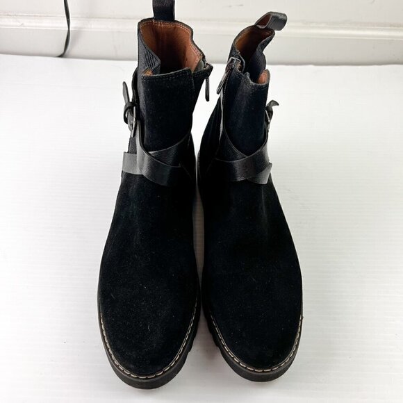 Donald J Pliner Captain Leather & Suede Bootie Size 9.5 - Picture 4 of 16